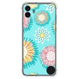 Funda Silicona Antigolpes para Nothing CMF Phone 1 diseño Flores 05 Dibujos