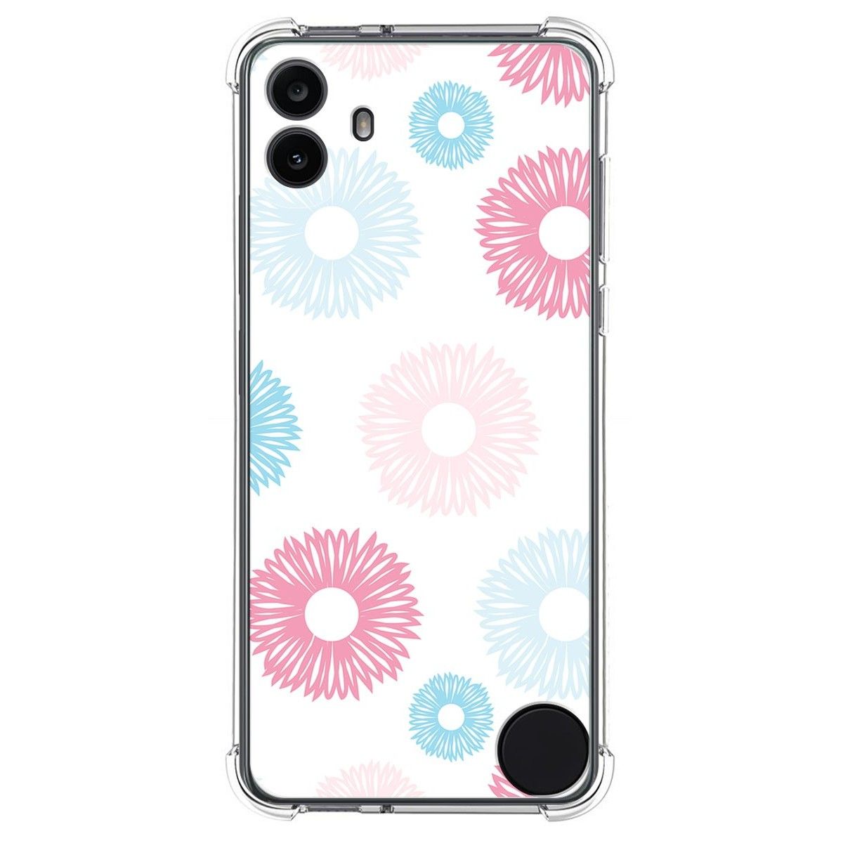 Funda Silicona Antigolpes para Nothing CMF Phone 1 diseño Flores 06 Dibujos