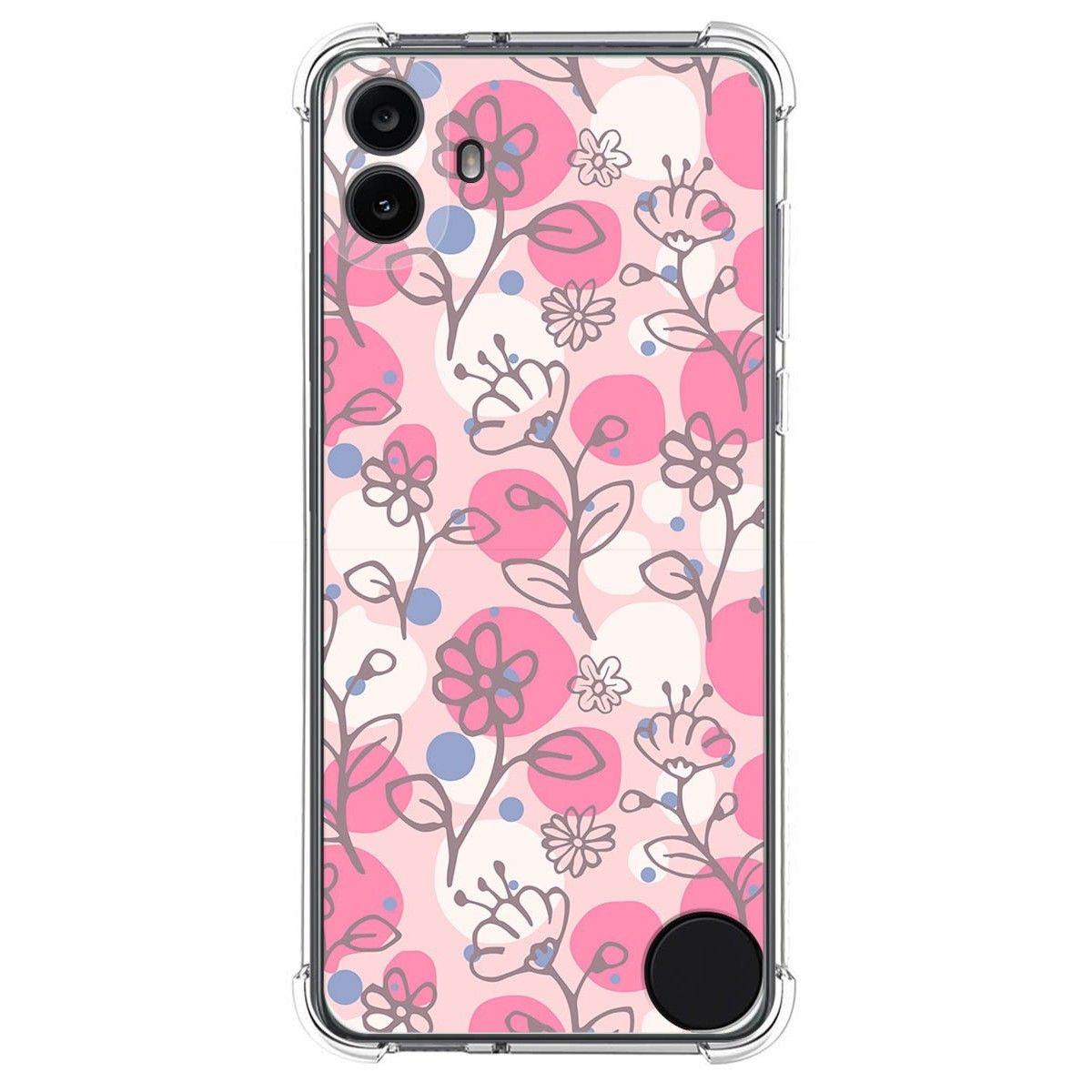 Funda Silicona Antigolpes para Nothing CMF Phone 1 diseño Flores 07 Dibujos