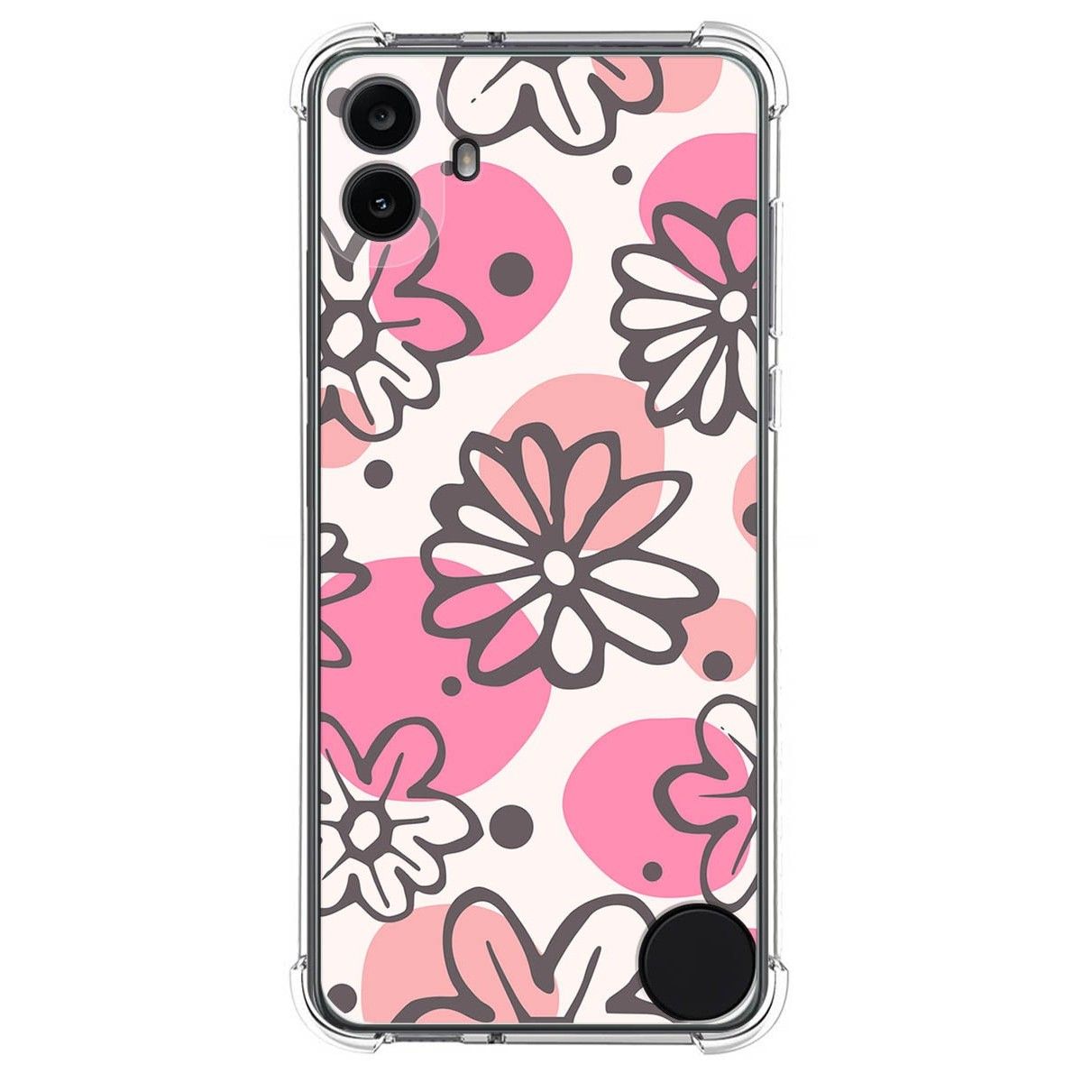 Funda Silicona Antigolpes para Nothing CMF Phone 1 diseño Flores 09 Dibujos
