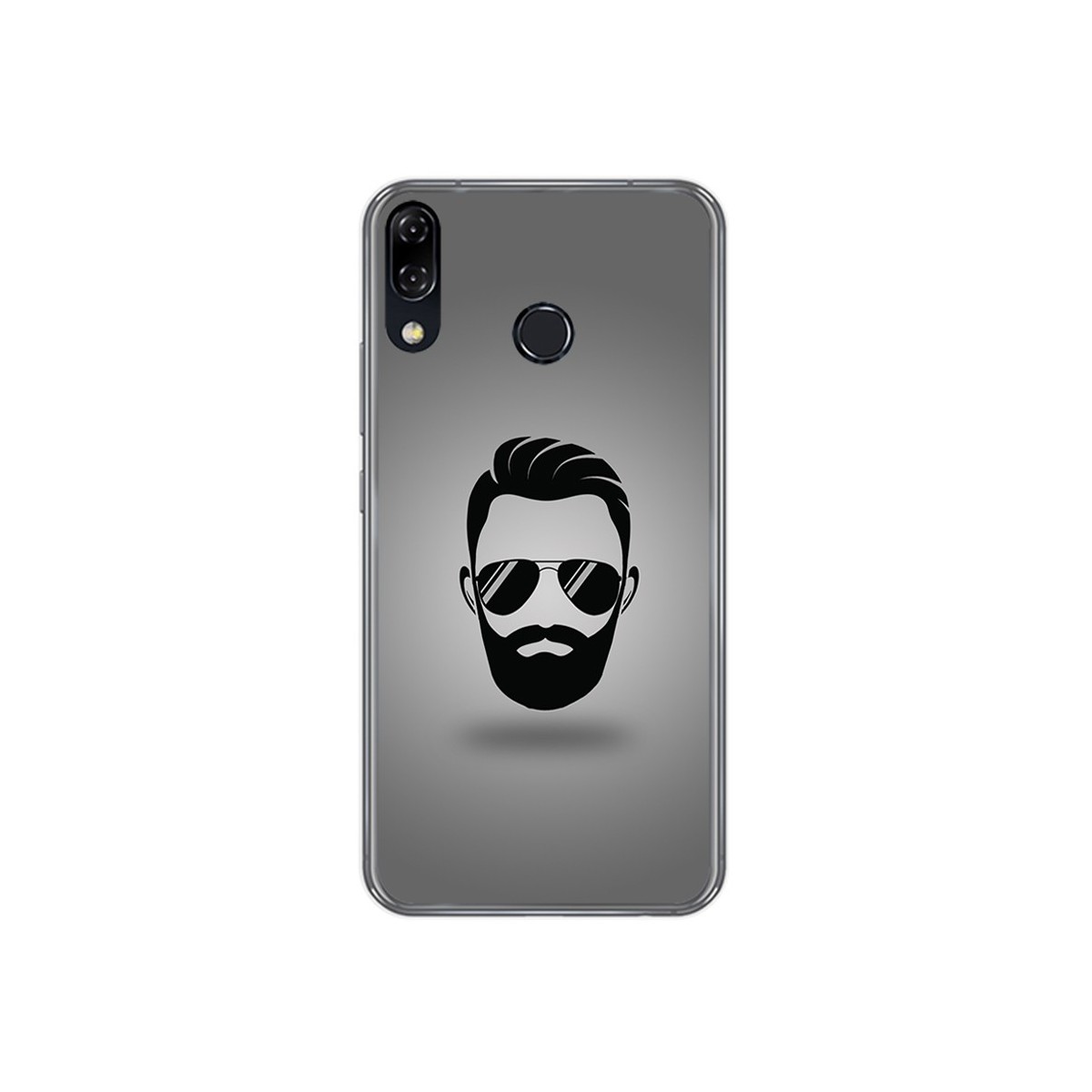 Funda Gel Tpu para Asus Zenfone 5 Ze620Kl Diseño Barba Dibujos