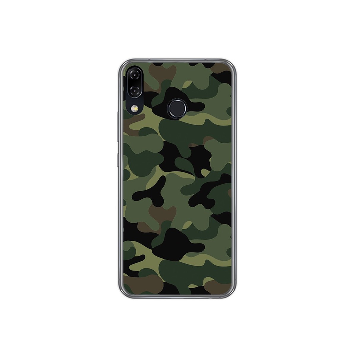 Funda Gel Tpu para Asus Zenfone 5 Ze620Kl Diseño Camuflaje Dibujos