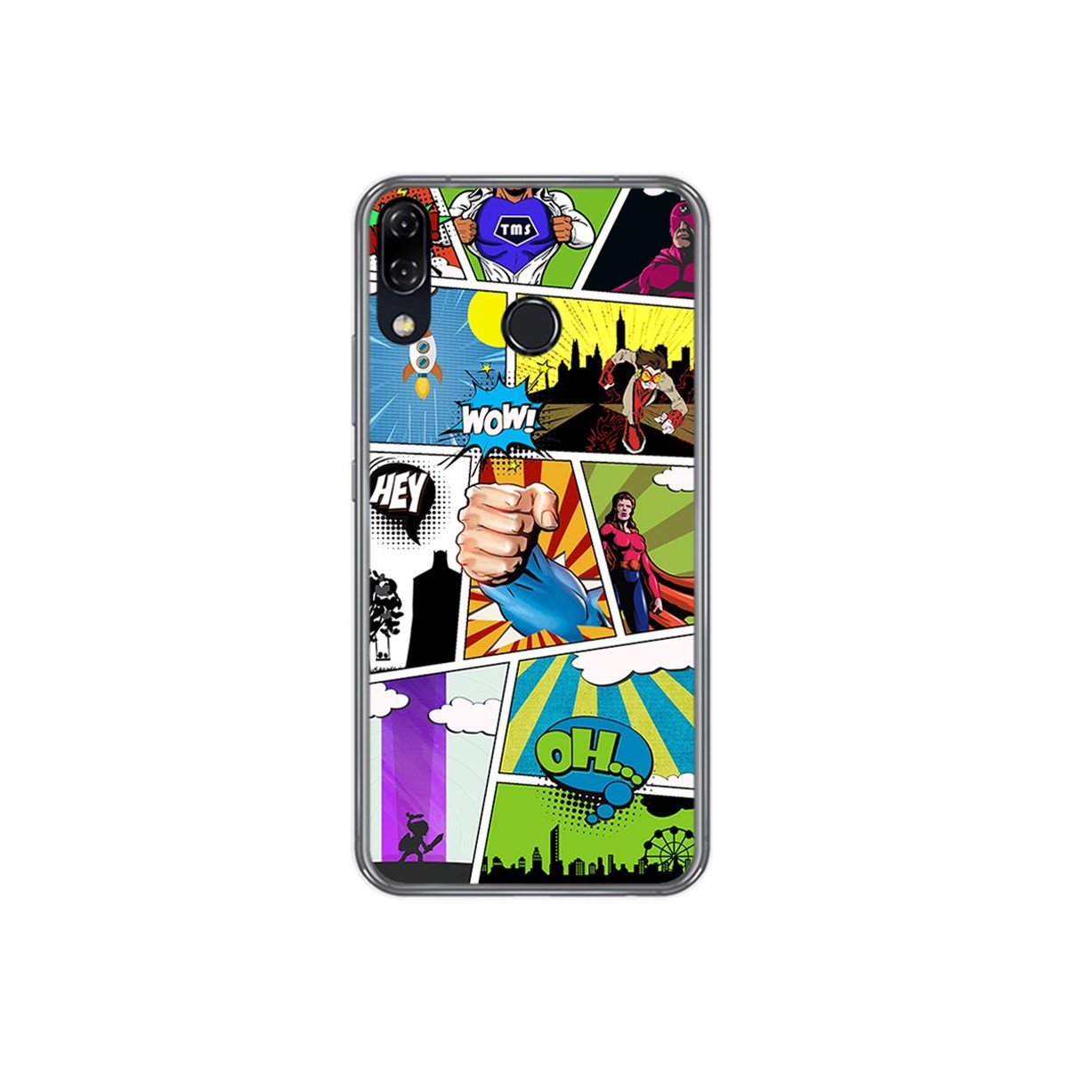 Funda Gel Tpu para Asus Zenfone 5 Ze620Kl Diseño Comic Dibujos