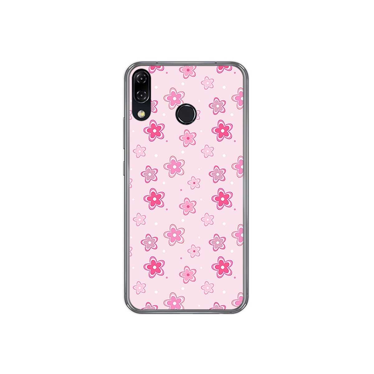Funda Gel Tpu para Asus Zenfone 5 Ze620Kl Diseño Flores Dibujos