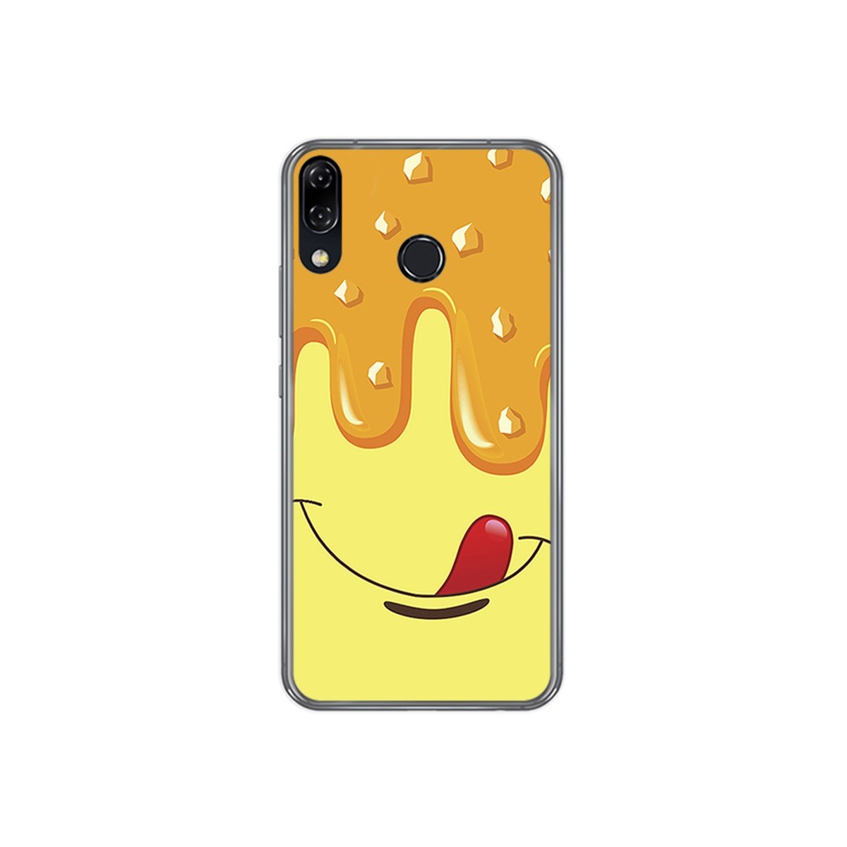 Funda Gel Tpu para Asus Zenfone 5 Ze620Kl Diseño Helado Vainilla Dibujos