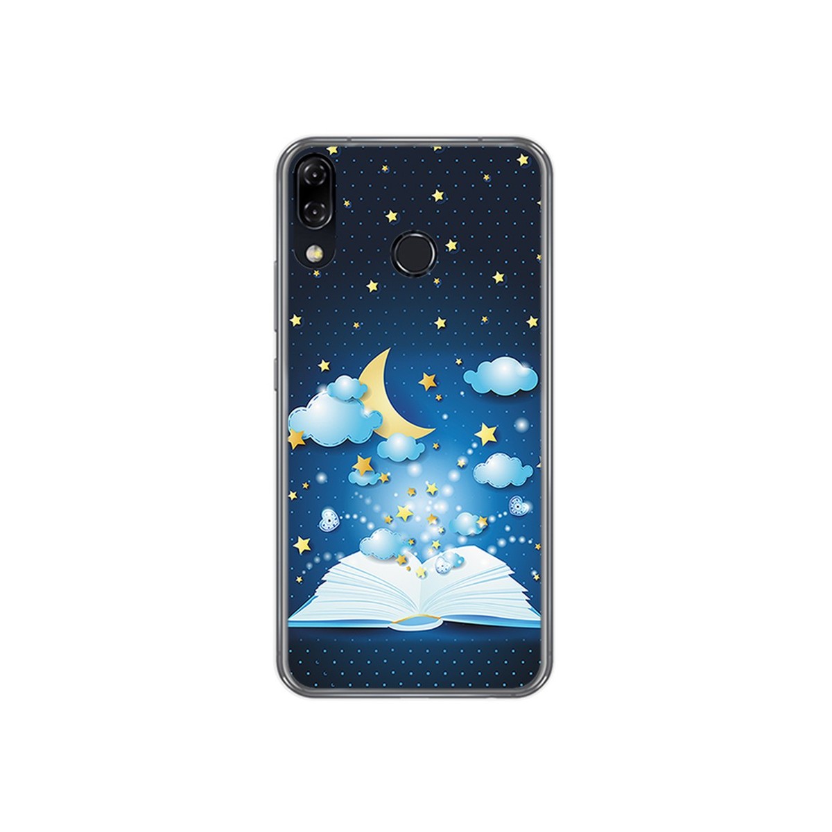 Funda Gel Tpu para Asus Zenfone 5 Ze620Kl Diseño Libro Cuentos Dibujos