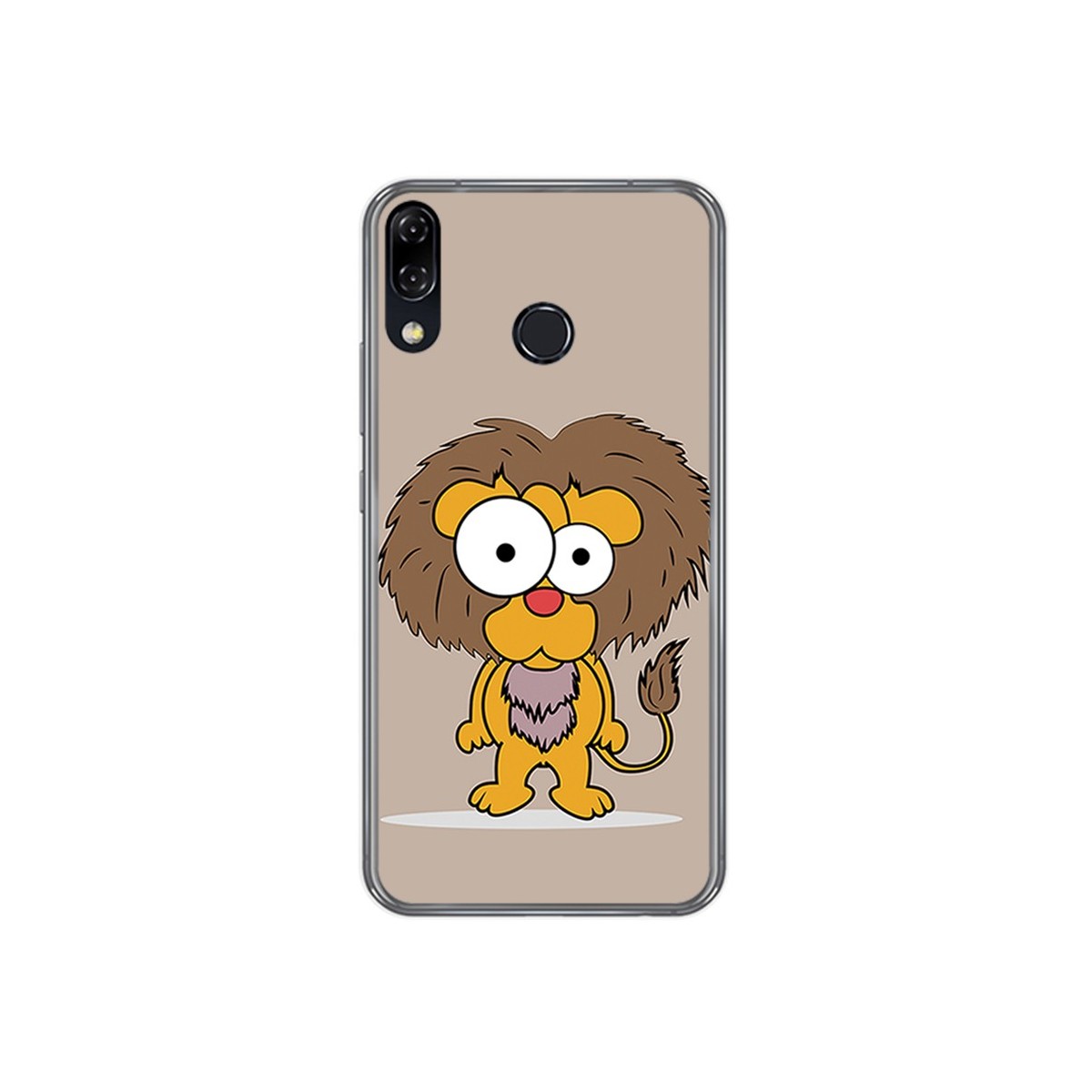 Funda Gel Tpu para Asus Zenfone 5 Ze620Kl Diseño Leon Dibujos