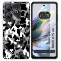 Funda Silicona para Zte Blade A75 4G diseño Snow Camuflaje Dibujos