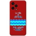 Funda Silicona Líquida Roja para Huawei Honor 200 Lite 5G diseño Agua Dibujos