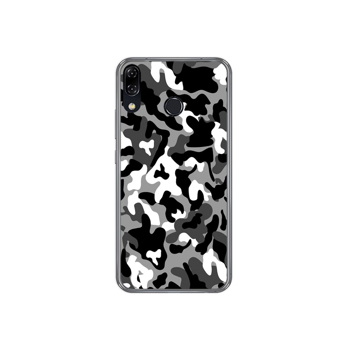 Funda Gel Tpu para Asus Zenfone 5 Ze620Kl Diseño Snow Camuflaje Dibujos