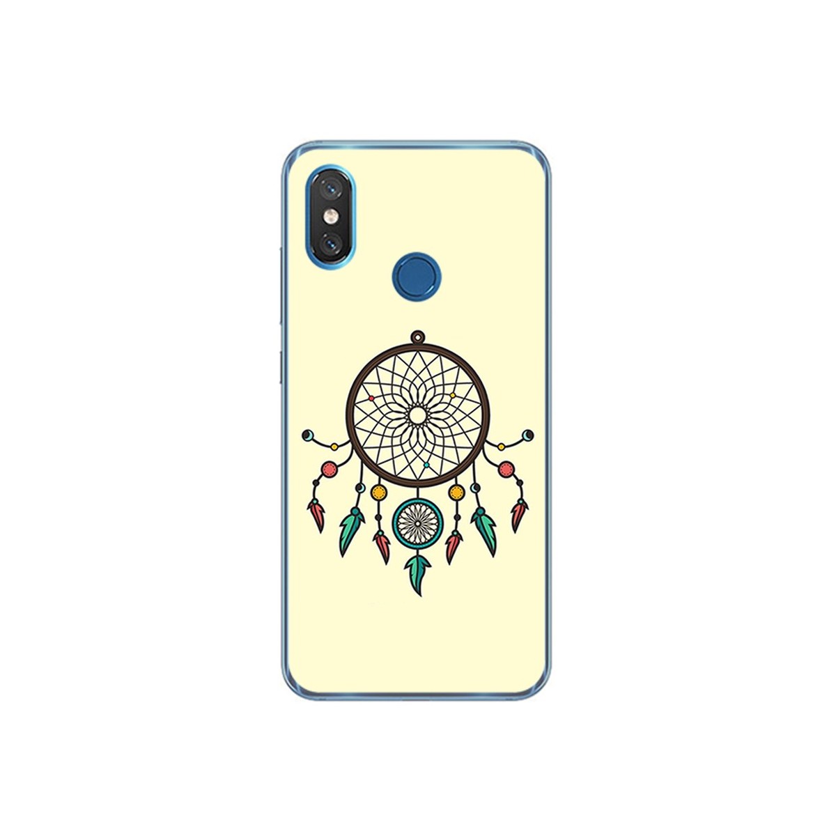 Funda Gel Tpu para Xiaomi Mi 8 Diseño Atrapasueños Dibujos