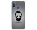Funda Gel Tpu para Xiaomi Mi 8 Diseño Barba Dibujos