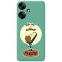 Funda Silicona Líquida Verde para Xiaomi Redmi 13C 5G diseño Culo Natural Dibujos