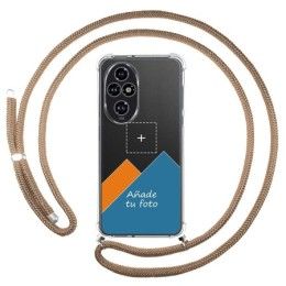 Personaliza tu Funda Colgante Transparente para Huawei Honor 200 Pro 5G con Cordon Camel Dibujo Personalizada