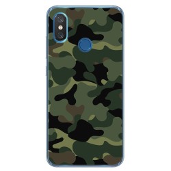 Funda Gel Tpu para Xiaomi Mi 8 Diseño Camuflaje Dibujos