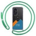 Personaliza tu Funda Colgante Transparente para Huawei Honor 200 Pro 5G con Cordon Verde Agua Dibujo Personalizada