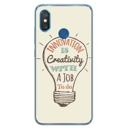 Funda Gel Tpu para Xiaomi Mi 8 Diseño Creativity Dibujos