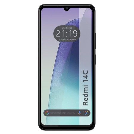 Protector Cristal Templado Completo 5D Full Glue Negro para Xiaomi Redmi 14C Vidrio