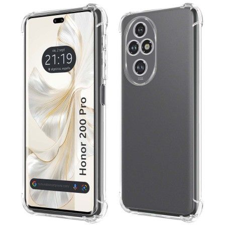 Funda Silicona Antigolpes Transparente para Huawei Honor 200 Pro 5G