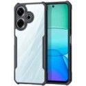 Funda Transparente Reforzada con Borde Negro para Xiaomi Poco M6 4G
