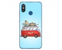Funda Gel Tpu para Xiaomi Mi 8 Diseño Furgoneta Dibujos