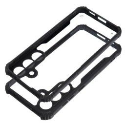 Funda Transparente Reforzada con Borde Negro para Realme C61 / C63 4G 2