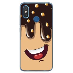 Funda Gel Tpu para Xiaomi Mi 8 Diseño Helado Chocolate Dibujos