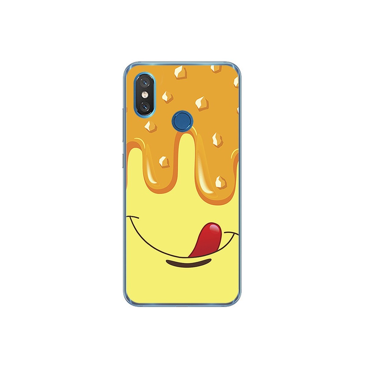 Funda Gel Tpu para Xiaomi Mi 8 Diseño Helado Vainilla Dibujos