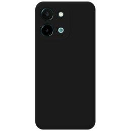 Funda Silicona Líquida Ultra Suave para Vivo Y28 4G color Negra 2