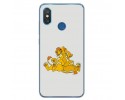Funda Gel Tpu para Xiaomi Mi 8 Diseño Leones Dibujos