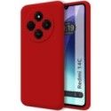 Funda Silicona Líquida Ultra Suave para Xiaomi Redmi 14C color Roja