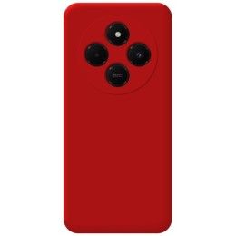 Funda Silicona Líquida Ultra Suave para Xiaomi Redmi 14C color Roja 2