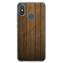 Funda Gel Tpu para Xiaomi Mi 8 Diseño Madera Dibujos