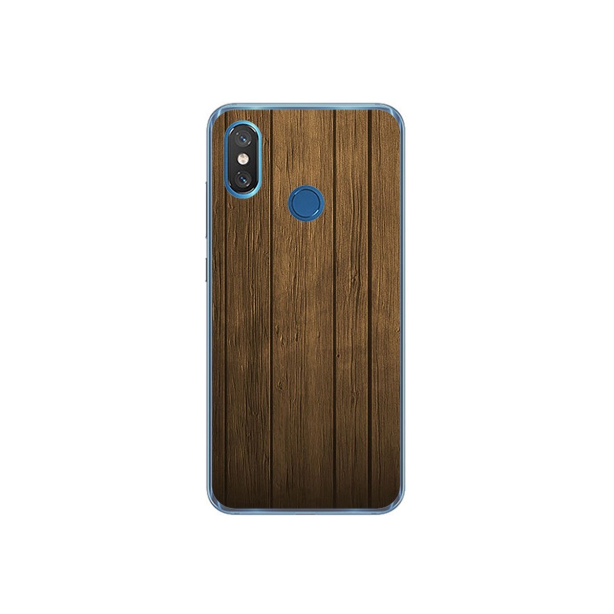 Funda Gel Tpu para Xiaomi Mi 8 Diseño Madera Dibujos