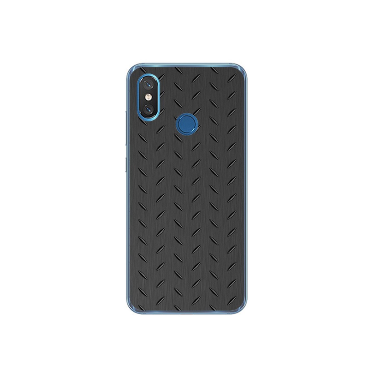Funda Gel Tpu para Xiaomi Mi 8 Diseño Metal Dibujos