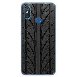 Funda Gel Tpu para Xiaomi Mi 8 Diseño Neumatico Dibujos