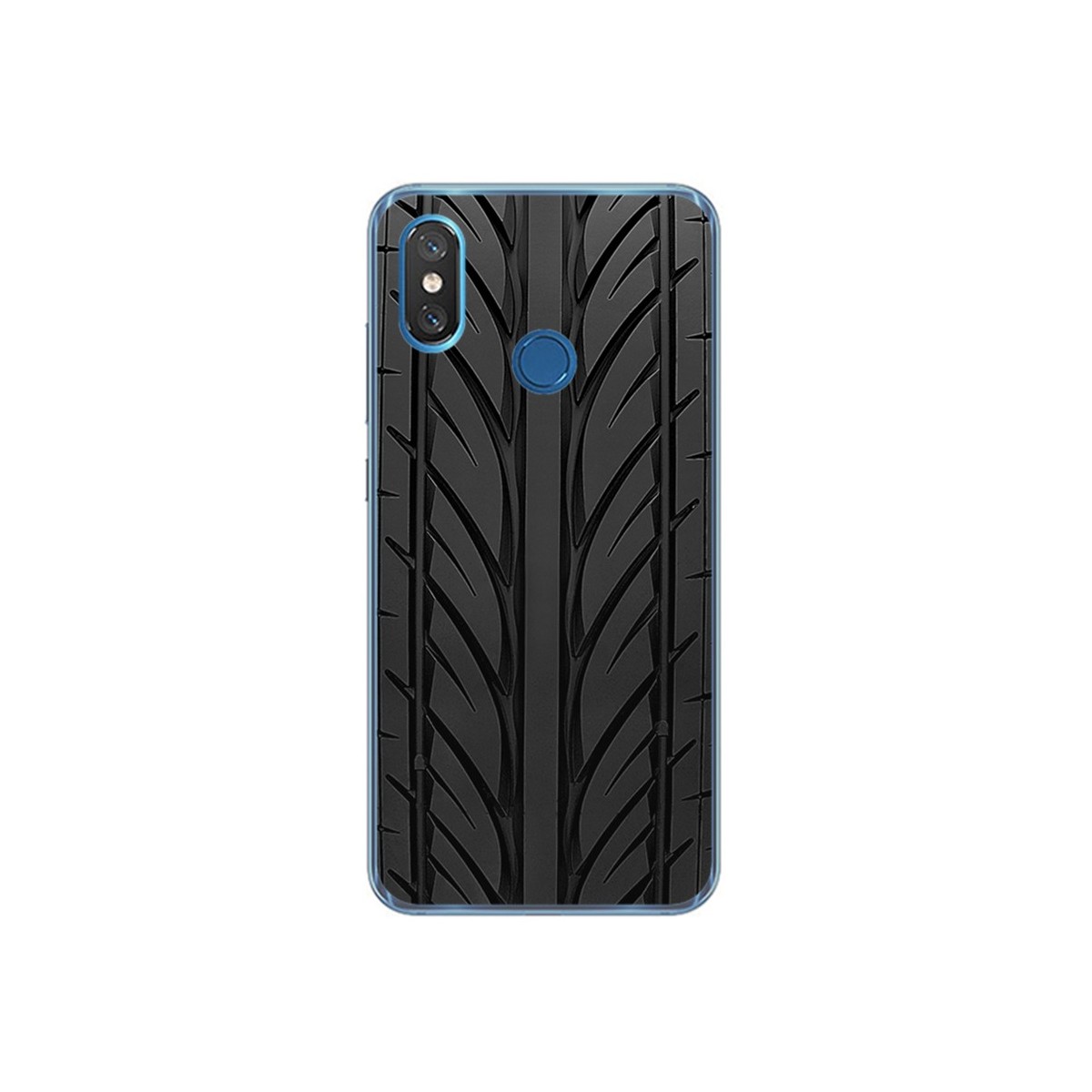 Funda Gel Tpu para Xiaomi Mi 8 Diseño Neumatico Dibujos
