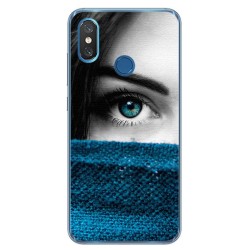 Funda Gel Tpu para Xiaomi Mi 8 Diseño Ojo Dibujos