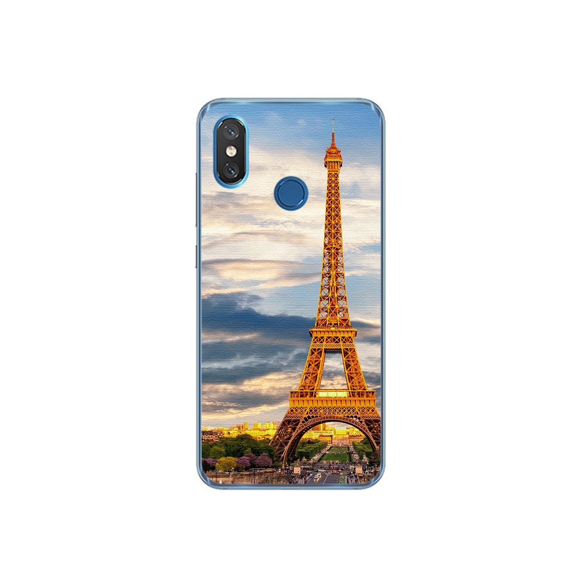 Funda Gel Tpu para Xiaomi Mi 8 Diseño Paris Dibujos