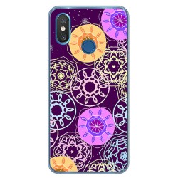 Funda Gel Tpu para Xiaomi Mi 8 Diseño Radial Dibujos