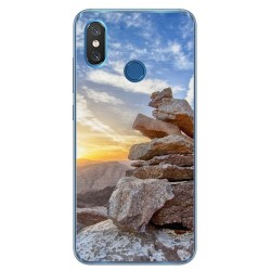 Funda Gel Tpu para Xiaomi Mi 8 Diseño Sunset Dibujos