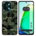 Funda Silicona para Vivo Y28 4G diseño Camuflaje Dibujos