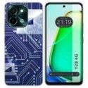 Funda Silicona para Vivo Y28 4G diseño Circuito Dibujos
