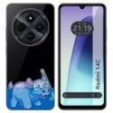 Funda Silicona Transparente para Xiaomi Redmi 14C diseño Hipo Dibujos