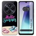 Funda Silicona Transparente para Xiaomi Redmi 14C diseño Summer Dibujos