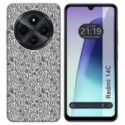 Funda Silicona para Xiaomi Redmi 14C diseño Letras Dibujos