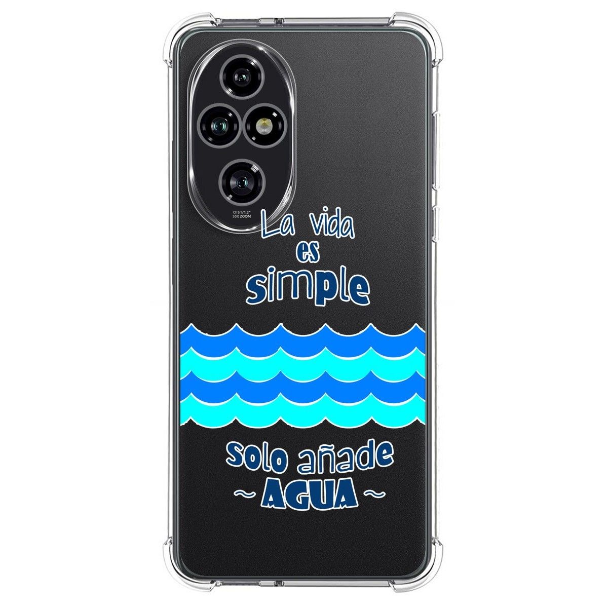 Funda Silicona Antigolpes para Huawei Honor 200 Pro 5G diseño Agua Dibujos