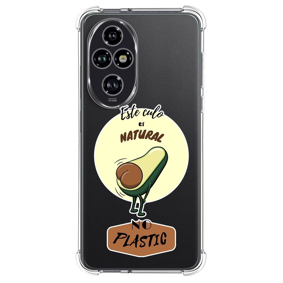 Funda Silicona Antigolpes para Huawei Honor 200 Pro 5G diseño Culo Natural Dibujos