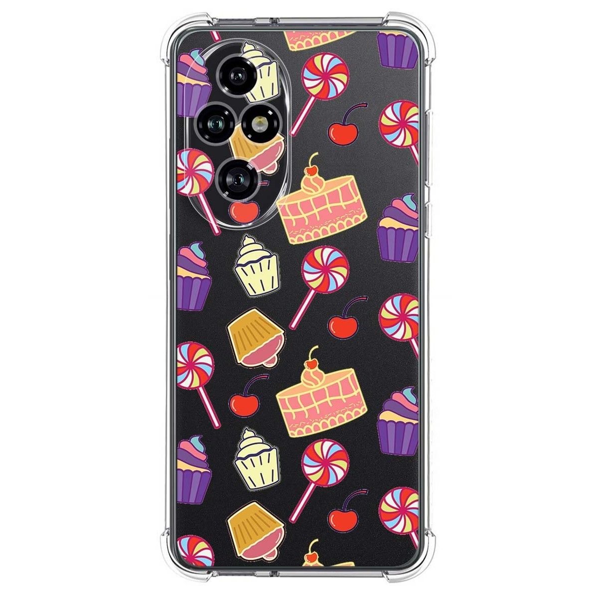 Funda Silicona Antigolpes para Huawei Honor 200 Pro 5G diseño Dulces 01 Dibujos
