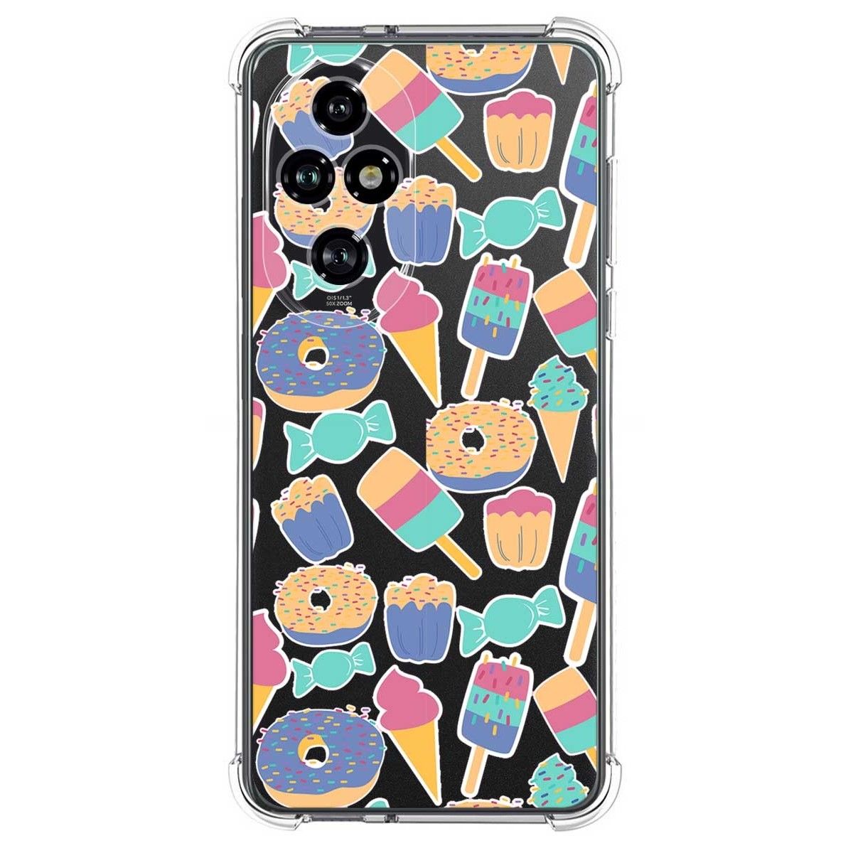 Funda Silicona Antigolpes para Huawei Honor 200 Pro 5G diseño Dulces 02 Dibujos